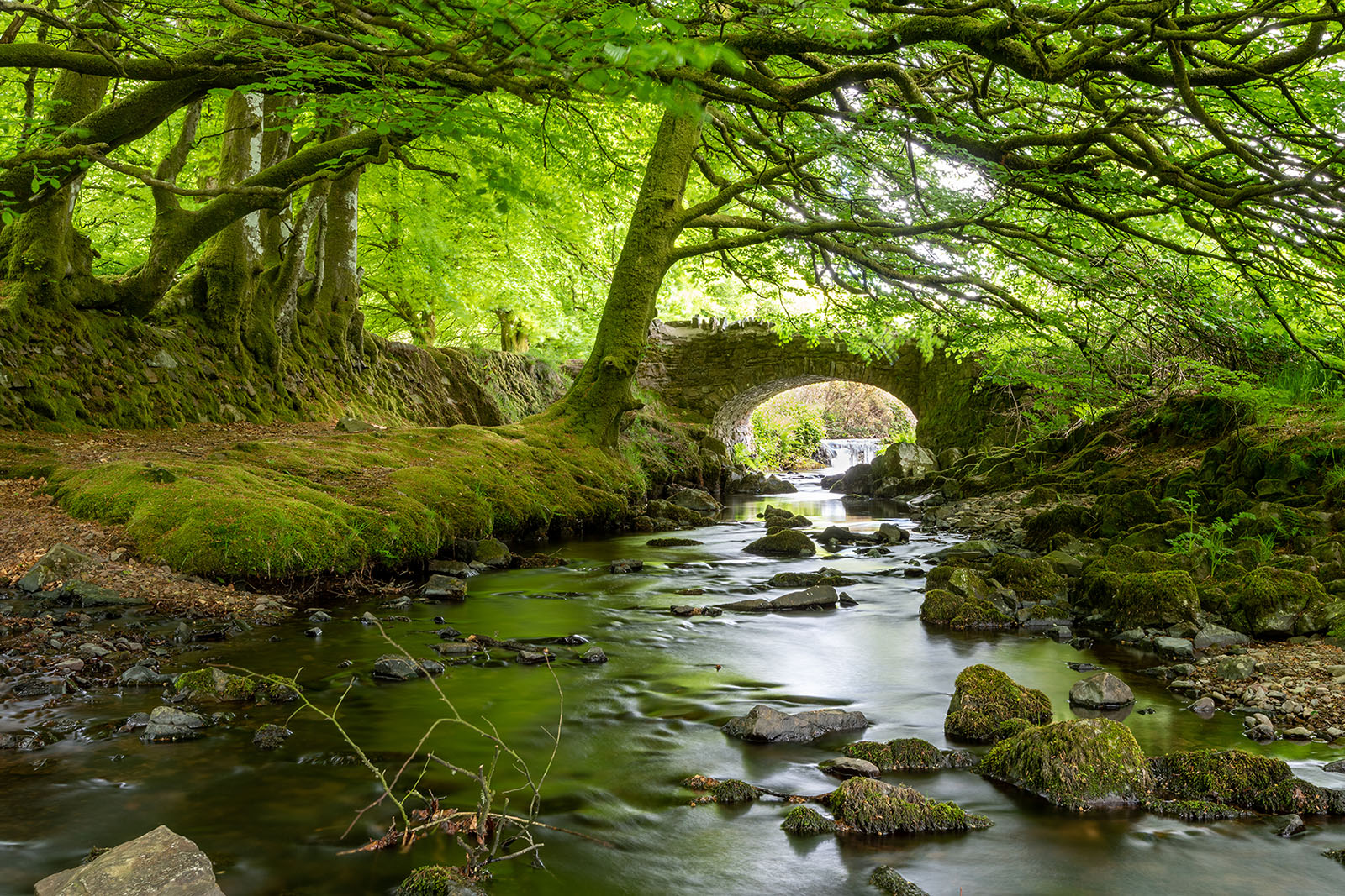 Robbers Bridge in Exmoor National Park